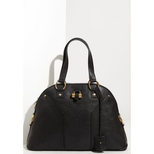 Yves Saint Laurent 'Muse - Large' Leather Satchel